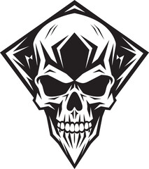 Obraz premium Eerie Omen A Sinister Vector Symbol Phantoms Mark A Mysterious Art