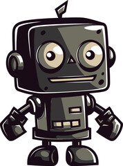 Digital Defender A Space Age Mascot Symbol Cosmic Commander A Black Vector Guardian Icon