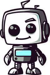 Tiny Trooper A Miniature Mascot Symbol Stealthy Scout A Small Robot Logo Design