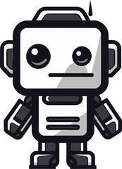 Mystical Microbot A Mini Mascot Emblem Gizmo Gladiator A Stylish Robot Mascot