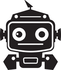 Elegant Mini Mech A Stylish Mini Robot Robo Rascal Futuristic Mascot Guardian