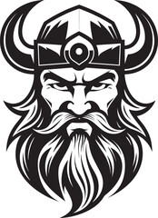 Odins Avatar A Mighty Viking Mascot Midnight Marauder A Stealthy Viking Emblem