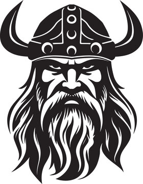 Warriors Legacy A Black Vector Viking Logo The Valkyries Blessing A Feminine Viking Mascot