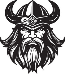 Ebon Explorer A Viking Symbol of Adventure Norse Navy A Seafaring Viking Icon