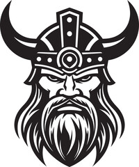 Berserker Brotherhood A Fierce Viking Mascot Ebon Explorer A Viking Symbol of Adventure