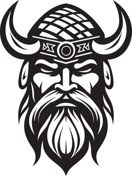 Nordic Navigator A Seafaring Viking Mascot Thors Triumph A Viking Symbol of Thunder