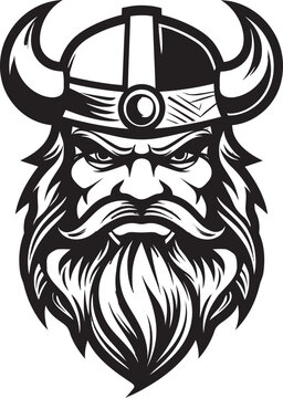 Mjolnirs Legacy A Viking Symbol of Legends Viking Valor A Stylish Emblem in Vector