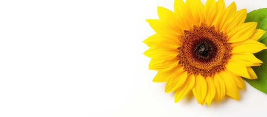 The sunflower with its yellow petals produces seeds within its beautiful blossom