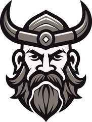 Valhallas Guardian A Divine Viking Emblem Frosty Marauder A Viking Icon of Ice