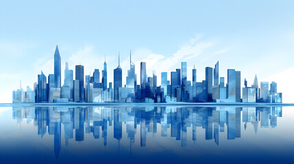 metropolis wallpaper, city skyline, business office buildings, view city, copy space wallpaper, panoramic view, Reflective skyscrapers, Business, big modern city urban landscape