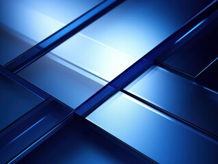 abstract metallic blue background with some smooth lines.