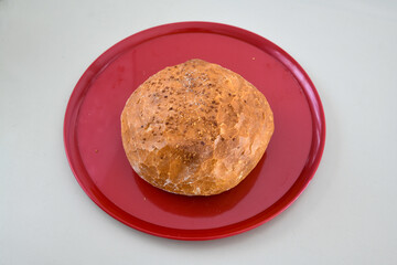 Turkish pastry product , tasty pogaca. Turkish Pastries; pogaca, borek, acma, ay coregi at patisserie showcase.