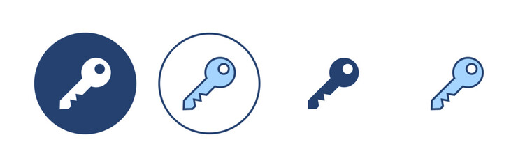 Key icon vector. Key sign and symbol.