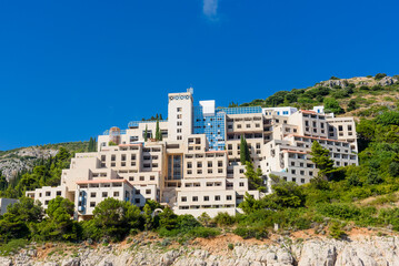 Obraz premium Dubrovnik, Croatia - August 03,2023: Hotel Belvedere in Dubrovnik, Croatia.