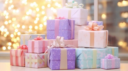 Christmas with new background. Christmas gift box