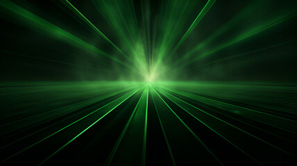 Fototapeta na wymiar abstract background with green rays | generative AI