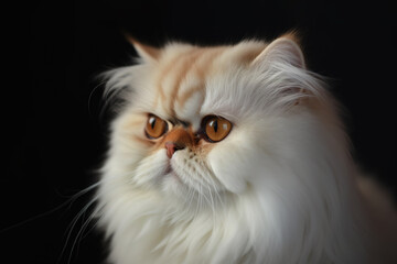 Image of persian cat on clean  background. Pet. Animals.