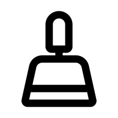 dust pan line icon