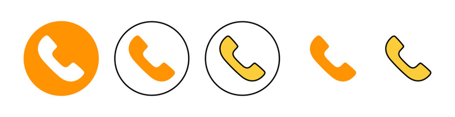 Call icon vector for web and mobile app. telephone sign and symbol. phone icon. contact us