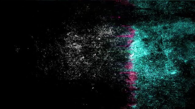 grunge texture transitions overlay background. unique design abstract pixel noise glitch error video damage animation.