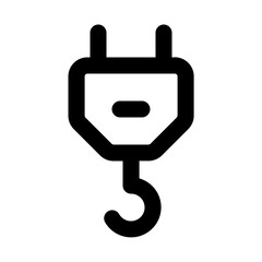 lever block line icon