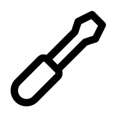 screwdriver line icon
