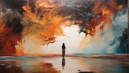 abstract background AI Generation