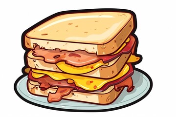 sandwiches, toasts, breakfast image, fast food, delicious pictures