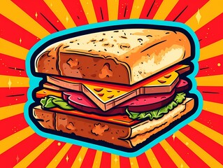 sandwiches, toasts, breakfast image, fast food, delicious pictures