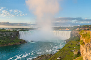 Horseshoe Falls of Canada in Niagara Falls