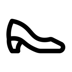 high heels line icon