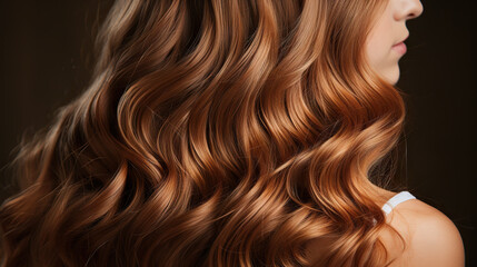 Fototapeta premium hair of a woman