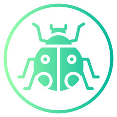ladybug gradient icon