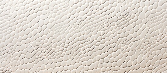 Texture resembling snake skin in a white leather material
