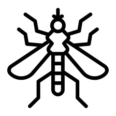 mosquito line icon