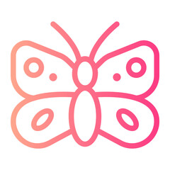 butterfly gradient icon