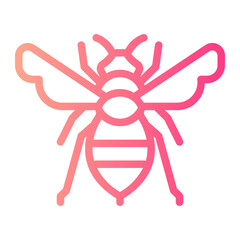 bee gradient icon