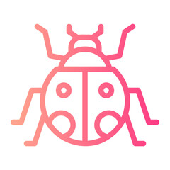 ladybug gradient icon