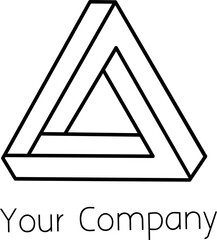 The simple logo for your company