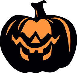 The iconic Halloween pumpkin october season