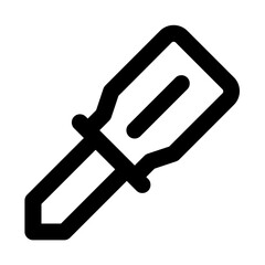 screwdriver line icon