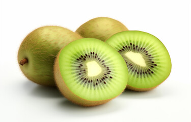 kiwi fruit isolated on a white background