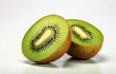 kiwi fruit isolated on a white background