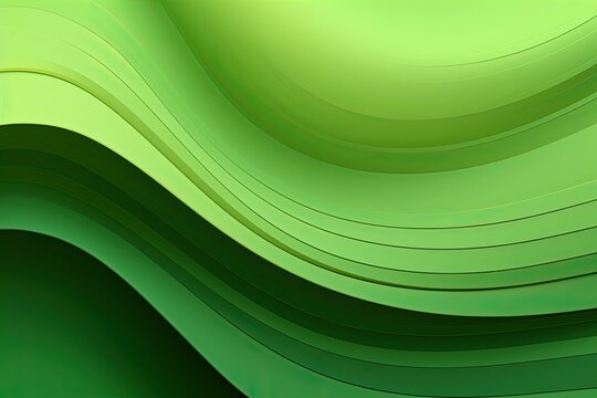 Abstract lime green background image showing lines and curves