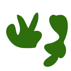 Simple abstract shapes vector 