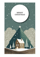 Christmas card - editable