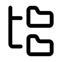 folder list line icon