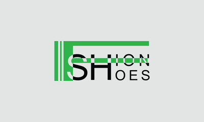 Fashion shoes store brand company logo design

