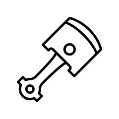 Piston Vector Design, Automobile Service Icon