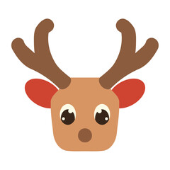 christmas deer head